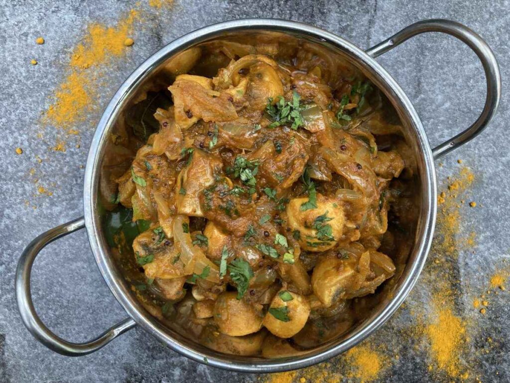 Aubergine Bhaji