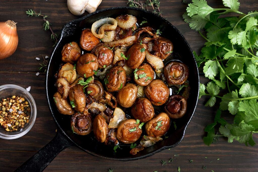 Mushroom Bhaji
